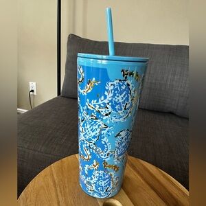 24oz Lilly Pulitzer Turtlely Awesome Tumbler